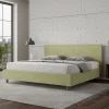 Letto Matrimoniale 190x200 cm con Testata in Microfibra Made in Italy - Pallone