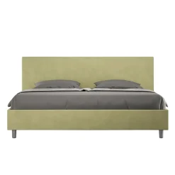 Letto Matrimoniale 180x200 cm con Testata in Microfibra Made in Italy - Pallone