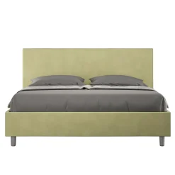 Letto Matrimoniale 160x200 cm con Testata in Microfibra Made in Italy - Pallone