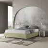 Letto Matrimoniale 160x200 cm Rivestito in Microfibra Made in Italy - Atleta