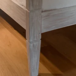 Letto Matrimoniale 180x200 con Baldacchino in Legno Teak Massello - Tempera