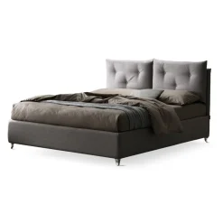 Letto Matrimoniale 160x190 con Bottoncini Decorativi nei Cuscinoni - Raggi