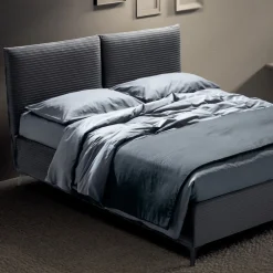 Letto Matrimoniale 160x190 con Imbottitura con Sagomatura a Cuscinone - Brezze