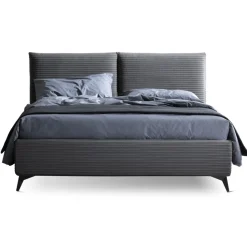 Letto Matrimoniale 160x190 con Imbottitura con Sagomatura a Cuscinone - Brezze