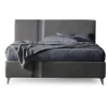Letto Matrimoniale 160x190 con 2 Strisce Bicolore Verticali e Parallele - Paolo