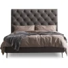 Letto Matrimoniale 160x190 con Testata Alta e Trapuntata Made in Italy - Sallie