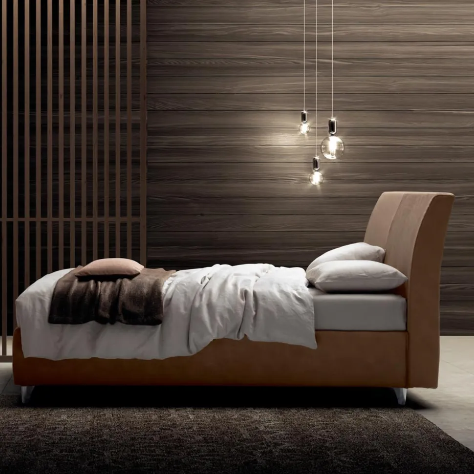 Letto Matrimoniale 160x190 con Testata Curva e di Importante Spessore - Magie