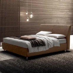 Letto Matrimoniale 160x190 con Testata Curva e di Importante Spessore - Magie