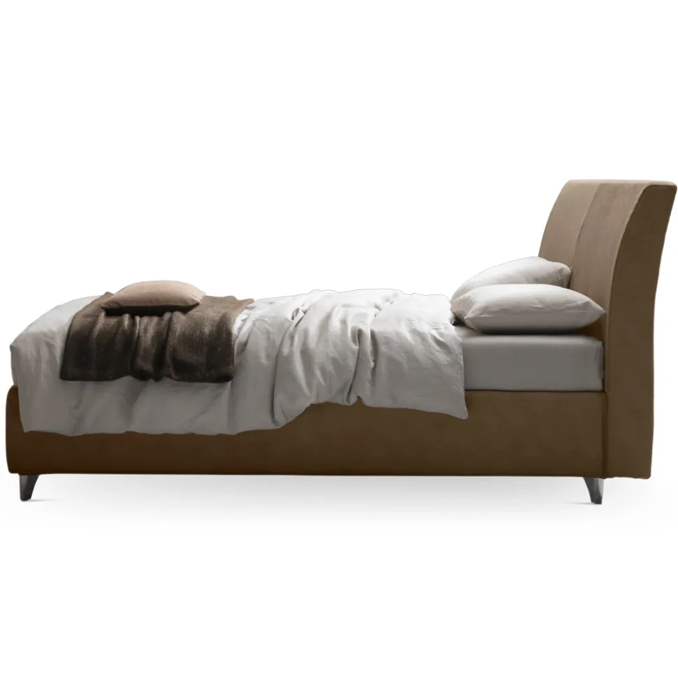 Letto Matrimoniale 160x190 con Testata Curva e di Importante Spessore - Magie