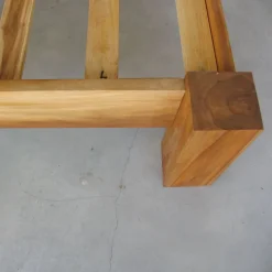 Letto Matrimoniale 160x200 Realizzato in Legno Teak Massello - Affresco