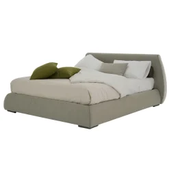 Letto Moderno Matrimoniale con Box in Tessuto o Ecopelle Made in Italy – Minerva