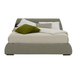 Letto Moderno Matrimoniale con Box in Tessuto o Ecopelle Made in Italy – Minerva