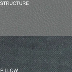 Letto Rotondo Matrimoniale Rivestito in Ecopelle, Design Made in Italy - Vesio