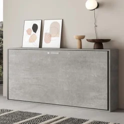 Letto Singolo a Scomparsa Orizzontale Made in Italy - Collaborativo