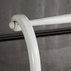 Letto singolo in ferro battuto pieno Amanda artigianale,made in Italy