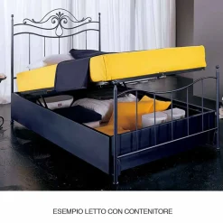 Letto Singolo in Ferro Battuto Febo