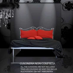 Letto Singolo in Ferro Battuto Febo