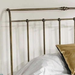Letto una piazza e mezzo ferro battuto pieno Kelly made in Italy
