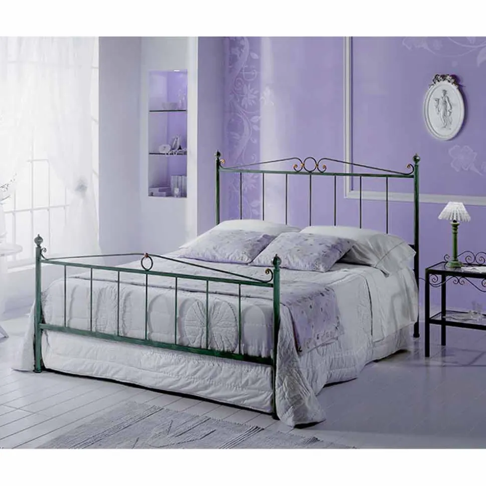 Letto Una Piazza e Mezzo in Ferro Battuto Fauno
