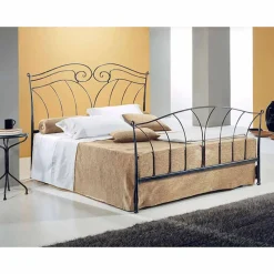 Letto Una Piazza e Mezzo in Ferro Battuto Nettuno