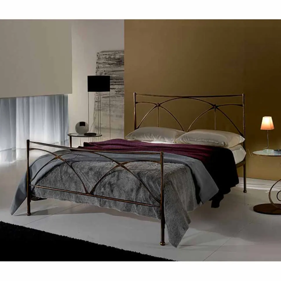 Letto Una Piazza e Mezzo in Ferro Battuto Persefone