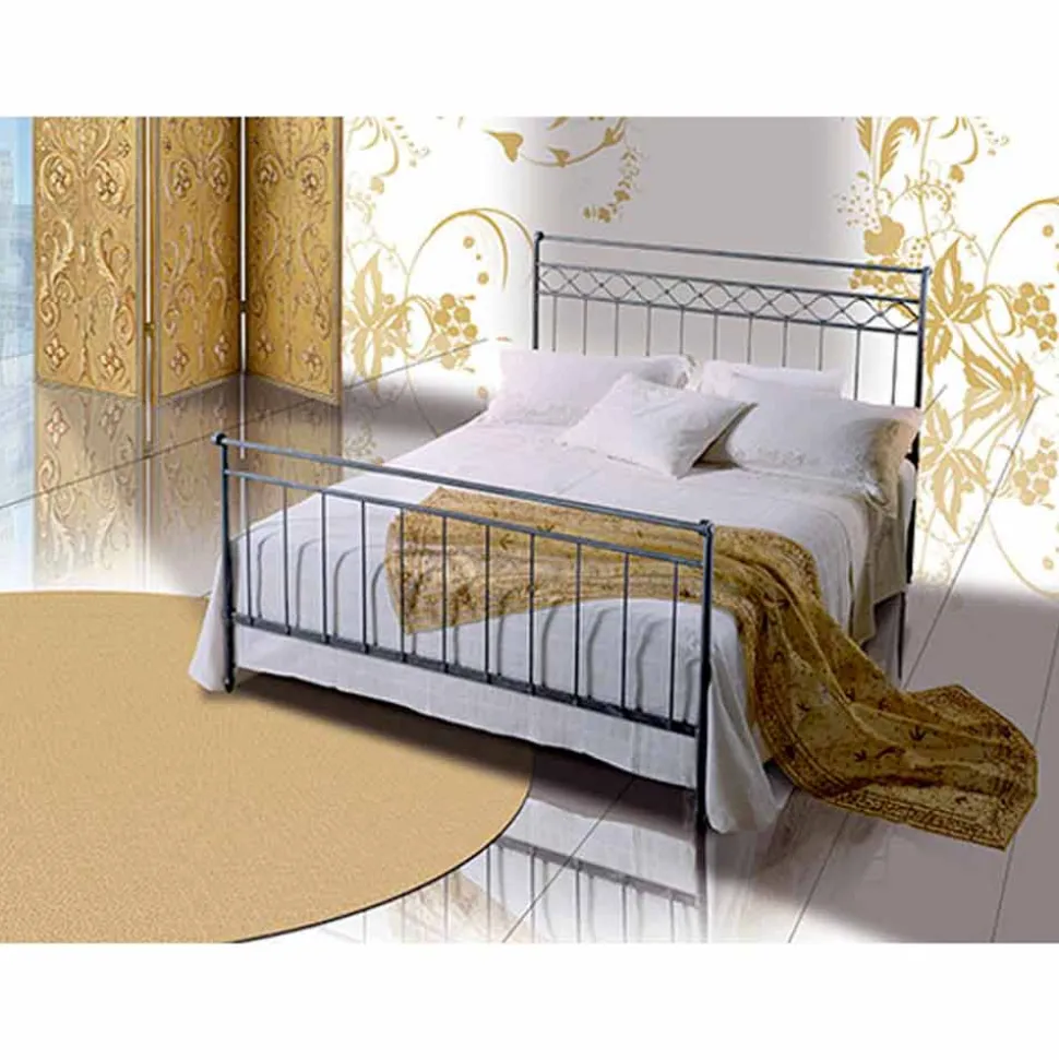 Letto Una Piazza e Mezzo in Ferro Battuto Efesto