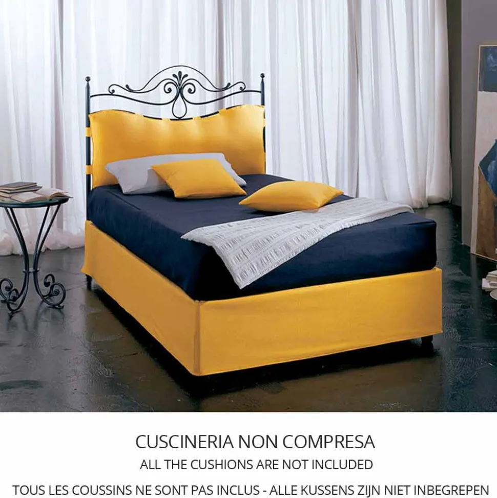 Letto Una Piazza e Mezzo in Ferro Battuto Lira