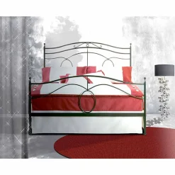 Letto Una Piazza e Mezzo in Ferro Battuto Cassiopea