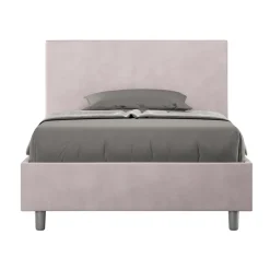 Letto Una Piazza e Mezzo 120x200 cm con Testata in Microfibra Made in Italy - Pallone
