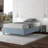 Letto Una Piazza e Mezzo 120x200 cm Rivestito in Microfibra Made in Italy - Atleta