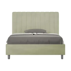 Letto 120x200 cm Microfibra con Linee Verticali Simmetriche Made in Italy - Guanto