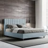 Letto 160x200 cm Microfibra con Linee Verticali Simmetriche Made in Italy - Guanto