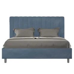 Letto 160x200 cm Microfibra con Linee Verticali Simmetriche Made in Italy - Guanto
