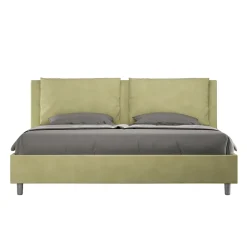 Letto 190x200 cm Testata con Cuscinatura in Microfibra Made in Italy - Olimpiadi