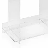 Libreria a muro design moderno in plexiglass trasparente Sfera4