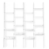 Libreria a Muro in Plexiglass Trasparente Design fino 4 Elementi - Trezza