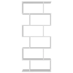 Libreria a Parete Design Verticale Salotto in Legno 3 Finiture - Minetta