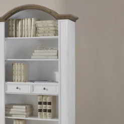 Libreria con 6 Vani a Giorno e 2 Cassetti Made in Italy - Flora