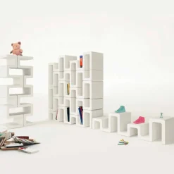 Libreria dal design moderno Sisma made in Italy
