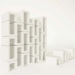 Libreria dal design moderno Sisma made in Italy