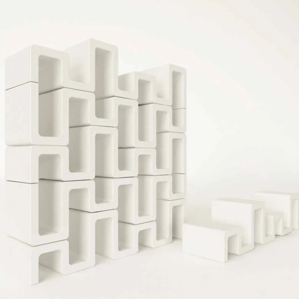 Libreria dal design moderno Sisma made in Italy