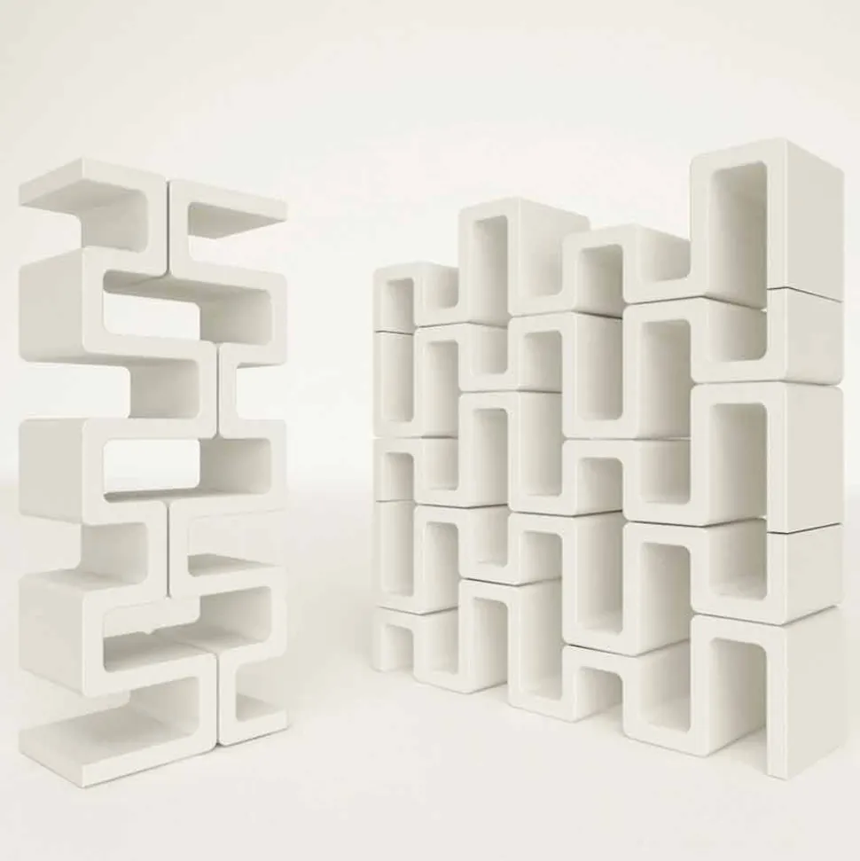 Libreria dal design moderno Sisma made in Italy