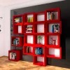 Libreria da parete design Fra011 Made in Italy