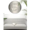 Libreria da Parete Tonda in Plexiglass Oro o Argento Made in Italy - Lizzy