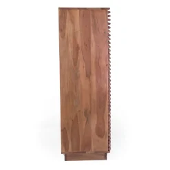 Libreria da Soggiorno Realizzata in Legno di Acacia - Vortice