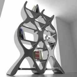 Libreria da terra design moderno in Solid Surface DNA