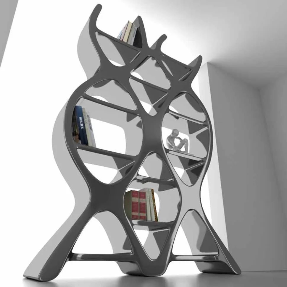 Libreria da terra design moderno in Solid Surface DNA