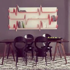 Libreria design Battikuore 186x101 (3 Ripiani) Mabele , prodotto artigianale