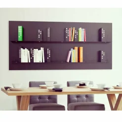 Libreria design da parete Skyline 186x86 Mabele,fatta artigianalmente in metallo