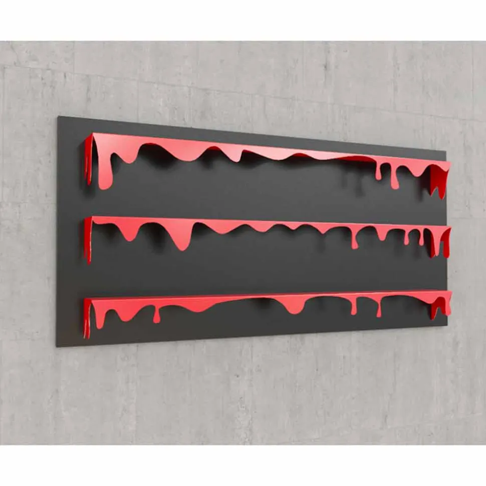 Libreria design italiano Kolata 186x86 (3 Ripiani) Made in Italy, Mabele